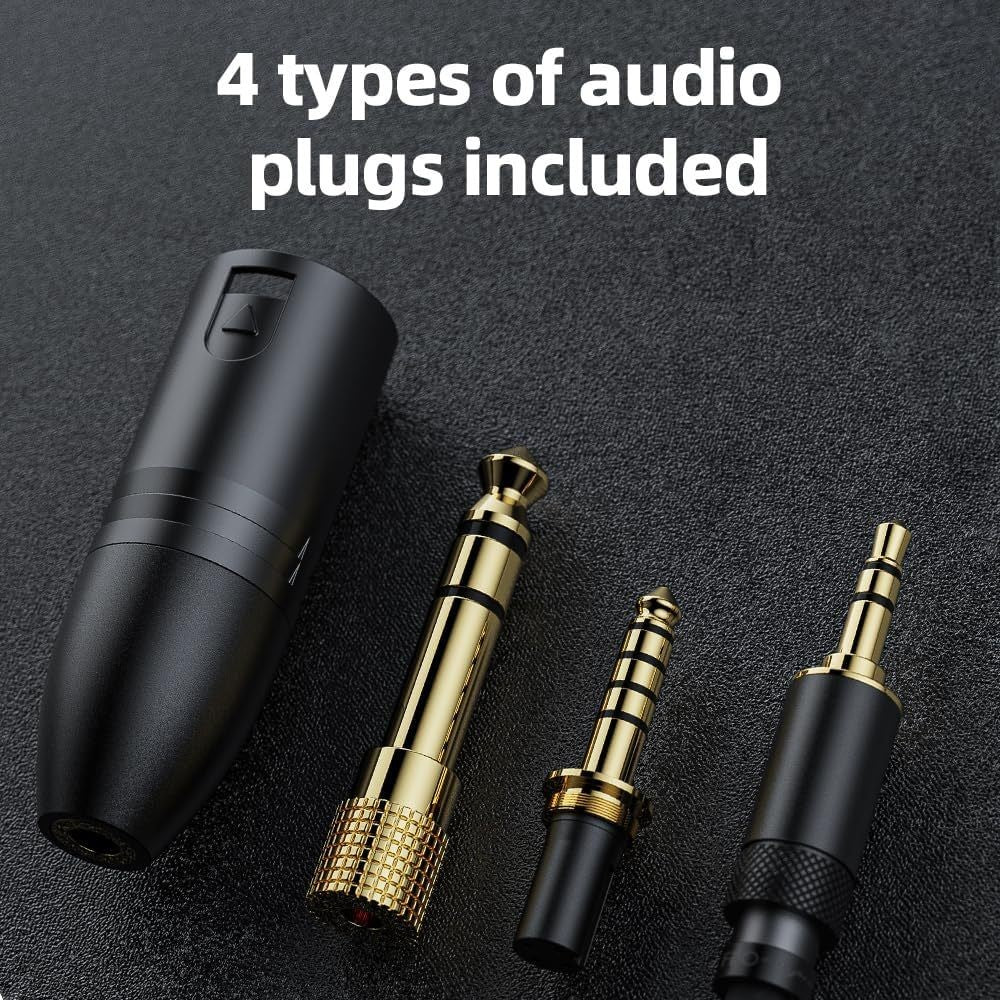 FiiO FT5, Open-Back Headphones: 90mm Drivers with 4.4, 3.5, and XLR Jack Planar Magnetic Headphone (FT 5)