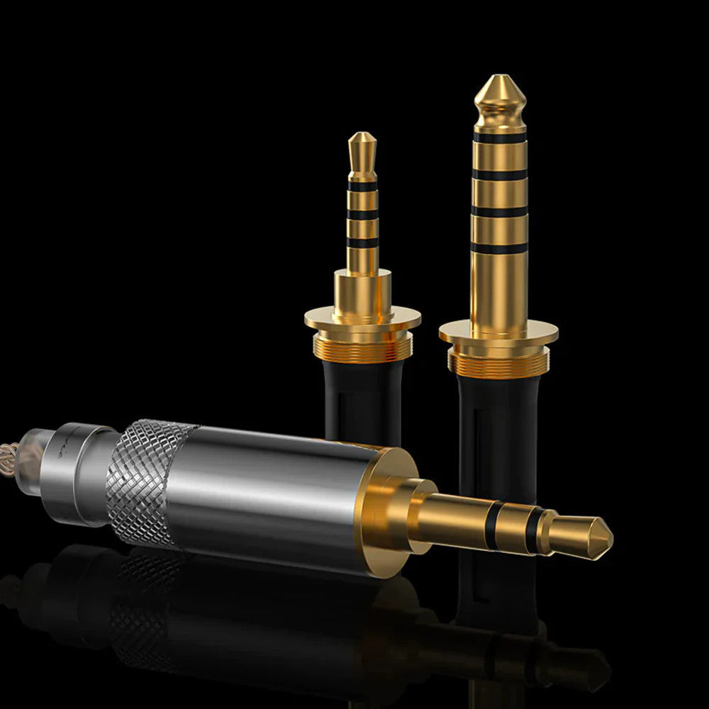 FiiO LC-RE Pro 2022, Upgrade MMCX Cable: Gold-Plated Copper, Silver, Copper Cores, Swappable Termination Plugs (LC RE)