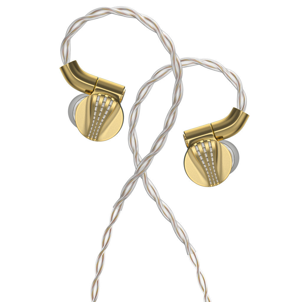 FiiO FDX Anniversary Edition, In-Ear Monitors: Pure Beryllium Diaphragm HiFi Earbuds with Detachable 2.5/3.5/4.4mm Cable