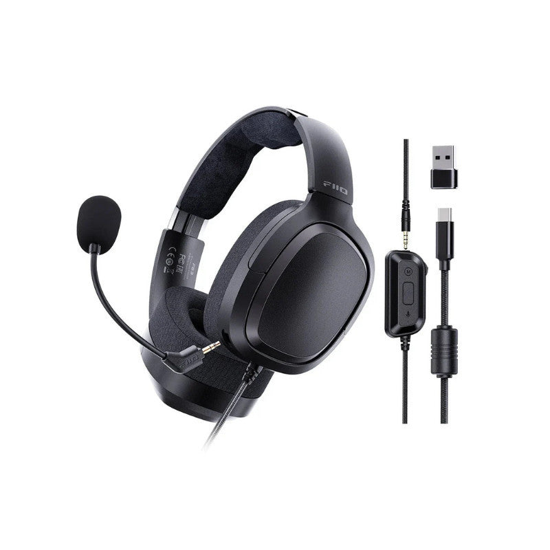 FiiO FG3, Gaming Headphone: Coaxial 50mm + 16mm Dual Dynamic Drivers with Built-in DAC & 7.1 Surround (FG3)