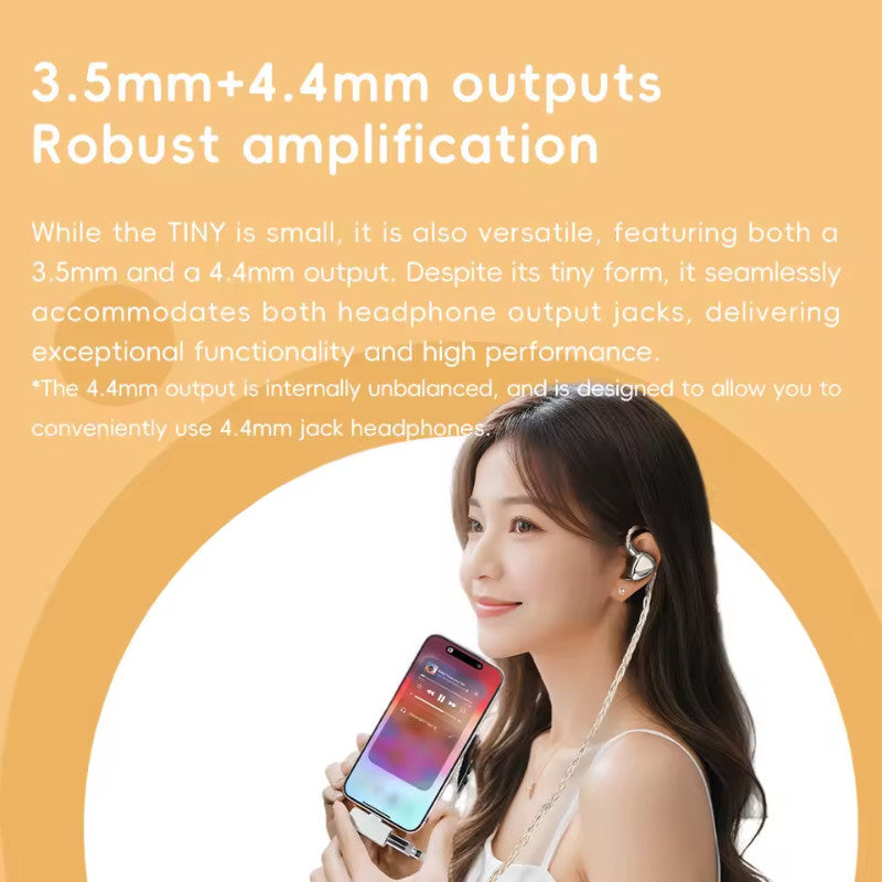 FiiO SnowSky Tiny A / B, DAC and Amplifier: Dongle Portable Hi-Res DAC/AMP with 10-Band PEQ (Tiny)